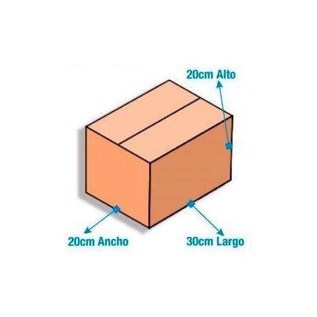 Caja de Cartón 30x20x20cm Canal Doble