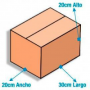 Caja de Cartón 30x20x20cm Canal Doble