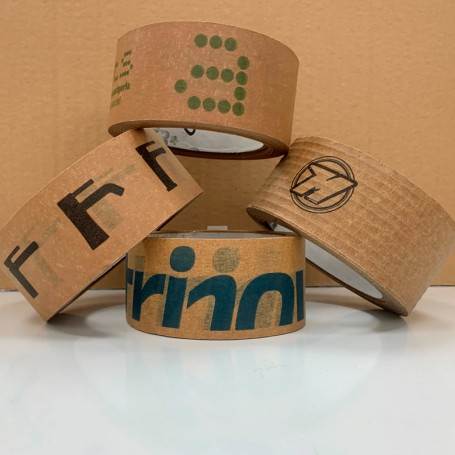 Precinto Personalizado Papel Kraft (48mm de ancho)