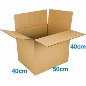 Caja de Cartón 50x40x40cm Canal Doble