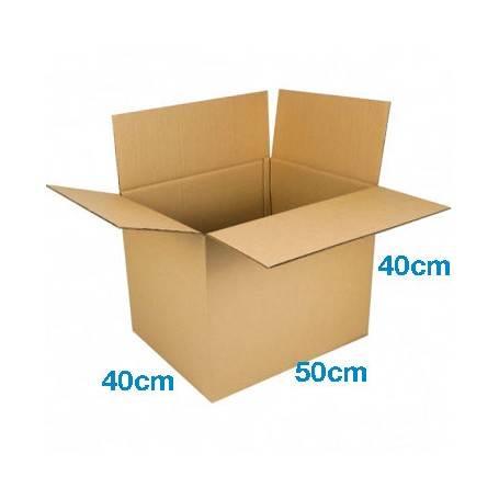 Caja de Cartón 50x40x40cm Canal Doble