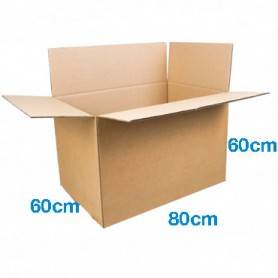 Caja de Cartón 80x60x60cm Canal Doble
