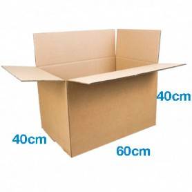 Caja de Cartón 60x40x40cm Canal Sencillo