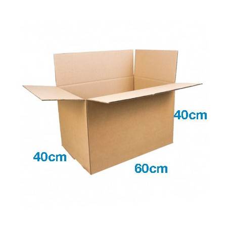 Caja de Cartón 60x40x40cm Canal Sencillo