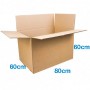 Caja de Cartón 80x60x60cm Canal Sencillo