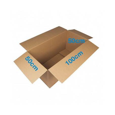 Caja de Cartón de 100x50x50cm Canal Doble