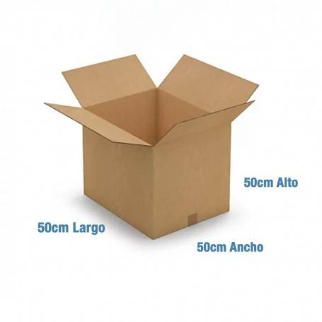 Caja de Cartón 50x50x50cm Canal Doble