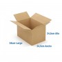 Caja de Cartón 34x24,5x24,5cm Canal Doble