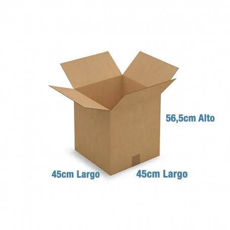 Caja de Cartón 45x45x56,5cm Canal Doble