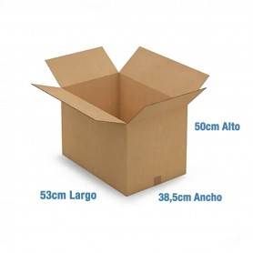 Caja de Cartón 53x38,5x50cm Canal Doble