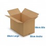 Caja de Cartón 80x50x50cm Canal Doble