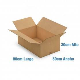 Caja de Cartón 80x50x30cm Canal Doble