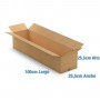 Caja de Cartón de 100x25,5x25,5cm Canal Doble