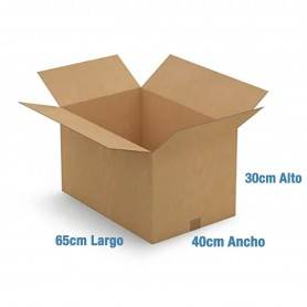 Caja de Cartón 65x40x30cm Canal Doble