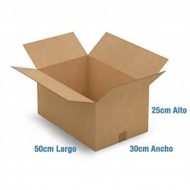 Caja de Cartón 50x30x25cm Canal Doble