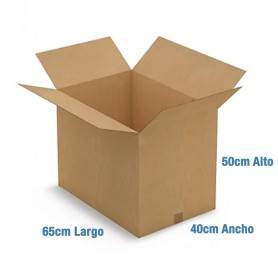 Caja de Cartón 65x40x50cm Canal Doble