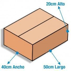 Caja de Cartón 50x40x20cm Canal Doble