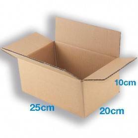 Caja de Cartón 31,5x21,5x5,5cm Canal Sencillo