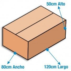Caja de Cartón de 120x80x50cm Canal Doble