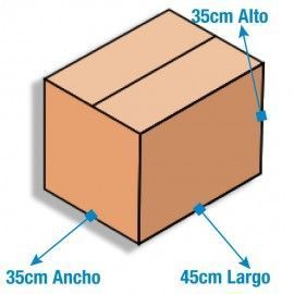 Caja de Cartón 45x35x35cm Canal Doble