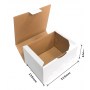Caja Postal 21,5x15,5x10cm Blanco Exterior