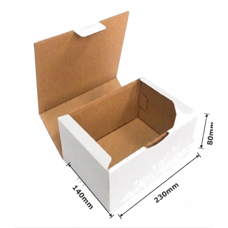 Caja Postal 23x14x8cm Blanca Exterior