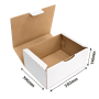 Caja Postal 33x30x15cm Blanco Exterior