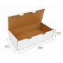 Caja Postal 43x30x12cm Blanco Exterior