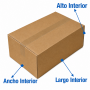 Cajas de Cartón de 40cm a 50cm de largo