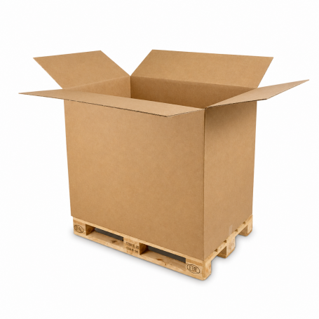 Caja Americana Canal Doble Kraft Tamaño Contenedor