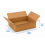 Caja de Cartón 25x25x10cm Canal Sencillo