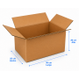 Caja de Cartón 30x25x20cm Canal Doble