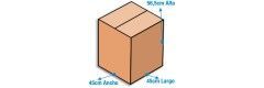 Caja de Cartón 45x45x56,5cm Canal Doble