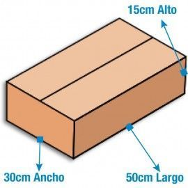 Caja de Cartón 50x30x15cm Canal Sencillo