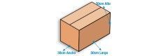 Caja de Cartón 50x30x30cm Canal Sencillo Kraft Exterior