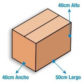 Caja de Cartón 50x40x40cm Canal Doble Kraft Exterior e Interior