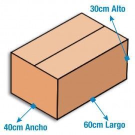 Caja de Cartón 60x40x30cm Canal Sencillo