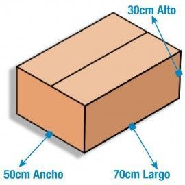 Caja de Cartón 70x50x30cm Canal Doble