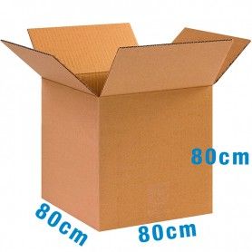 Caja de Cartón 80x80x80cm Canal Doble