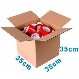 Caja de Cartón 35x35x35cm Canal Doble