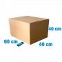 Caja de Cartón 60x40x40cm Canal Doble Kraft Exterior e Interior
