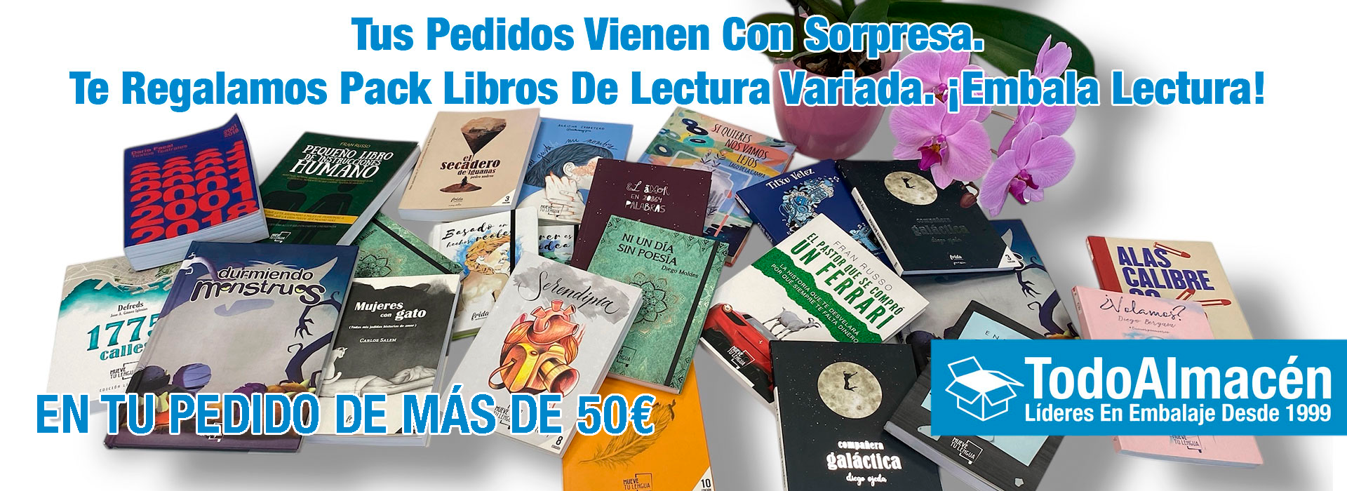 Regalo de lote de libros variados